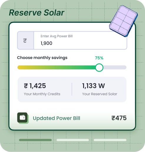 reserve solar