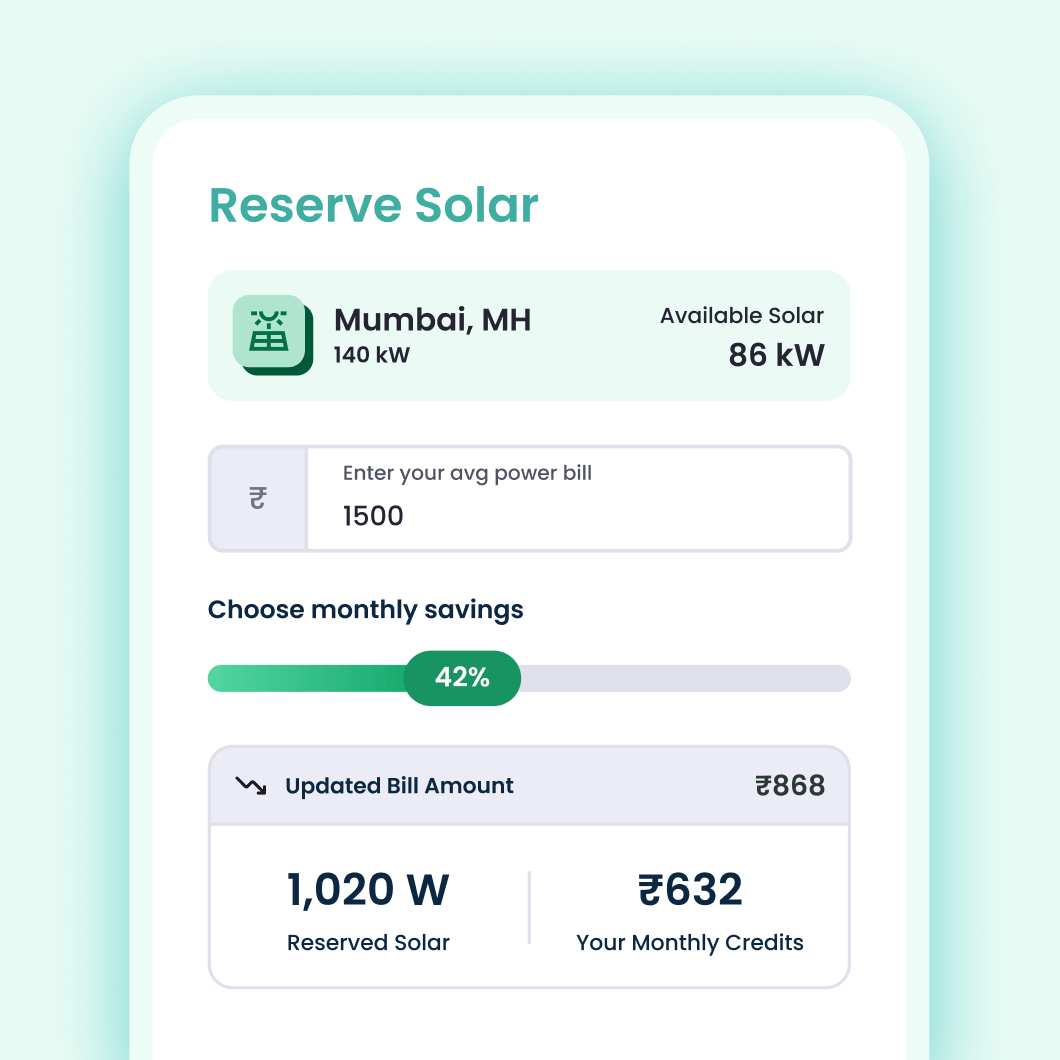 reserve solar